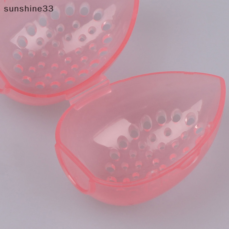 1 Hộp Rỗng Đựng Mút Trang Điểm Hình Quả Trứng