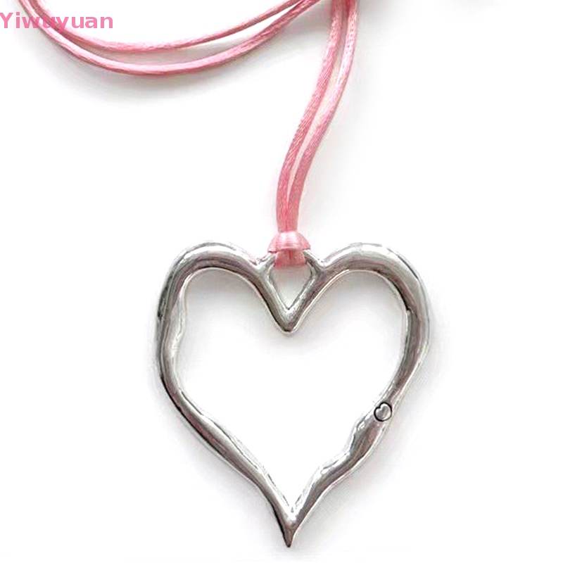 Vòng Cổ Choker Mặt Trái Tim Rỗng Phong Cách Punk Ngọt Ngào Thời Trang Cho Nữ