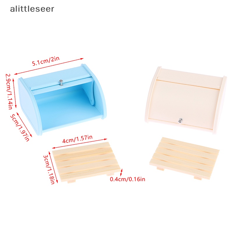 Mô Hình Hộp Bánh Mì Tỉ Lệ 1: 6 Trang Trí Nhà Búp Bê