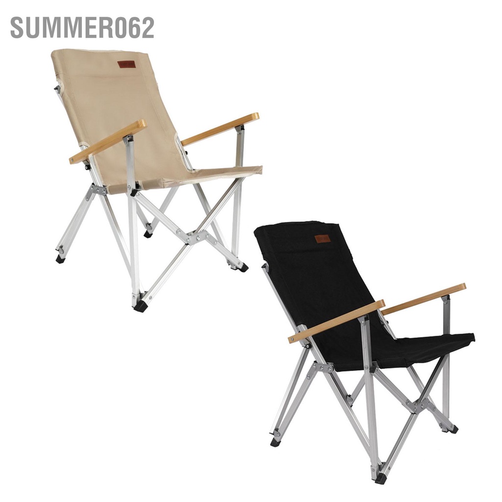 Summer062 Ghế bành cắm trại Beech 600D Vải Oxford có thể ngả di động để tự lái ngoài trời
