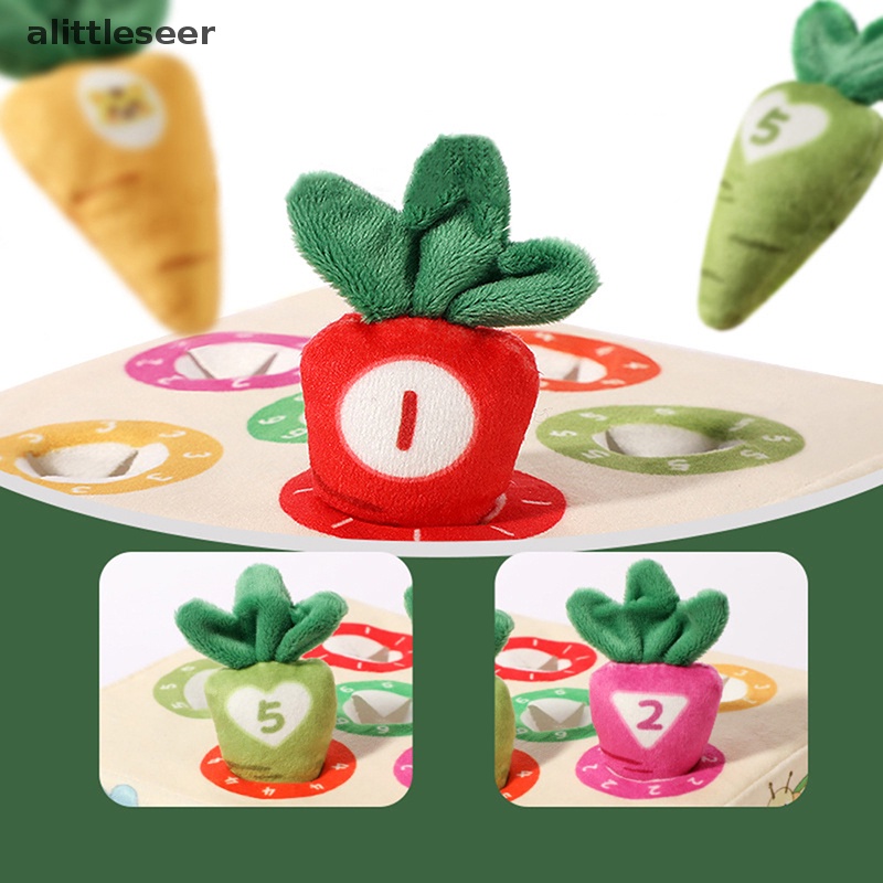 1 Bộ Đồ Chơi Nhồi Bông Hình Củ Cải Dễ Thương Cho Bé