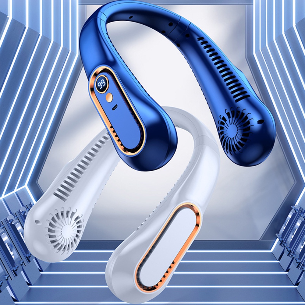 Quạt Làm Mát Di Động 18H Không Cánh 720 Độ 2000Mah Có Thể Sạc Lại Kèm Quạt