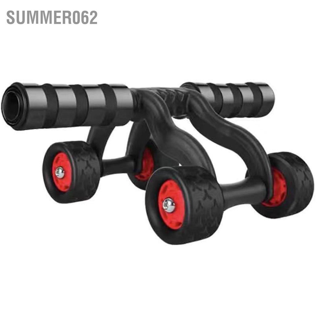 Summer062 Con lăn tập cơ bụng 4 bánh Thiết bị thể dục