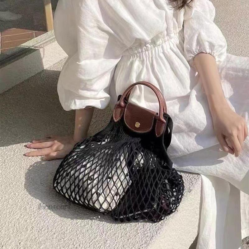 [Fenteer1] Túi Lưới Mua Sắm / Đựng Trái Cây / Rau Củ Có Thể Giặt Đ