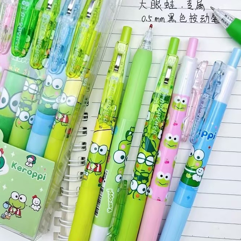 Set 6 Bút Mực Đen Hình Động Vật Dễ Thương