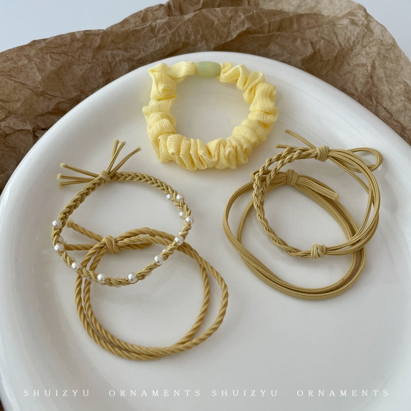 Băng Đô Cài Tóc Bằng Da Co Giãn Thời Trang Mùa Hè 2023