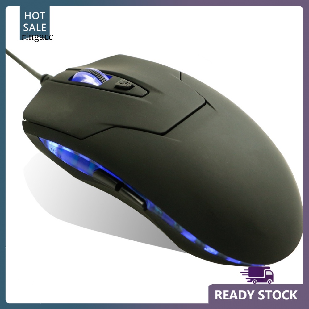 Chuột Quang Gaming RGA 6 Nút Bấm Có Dây Kết Nối USB