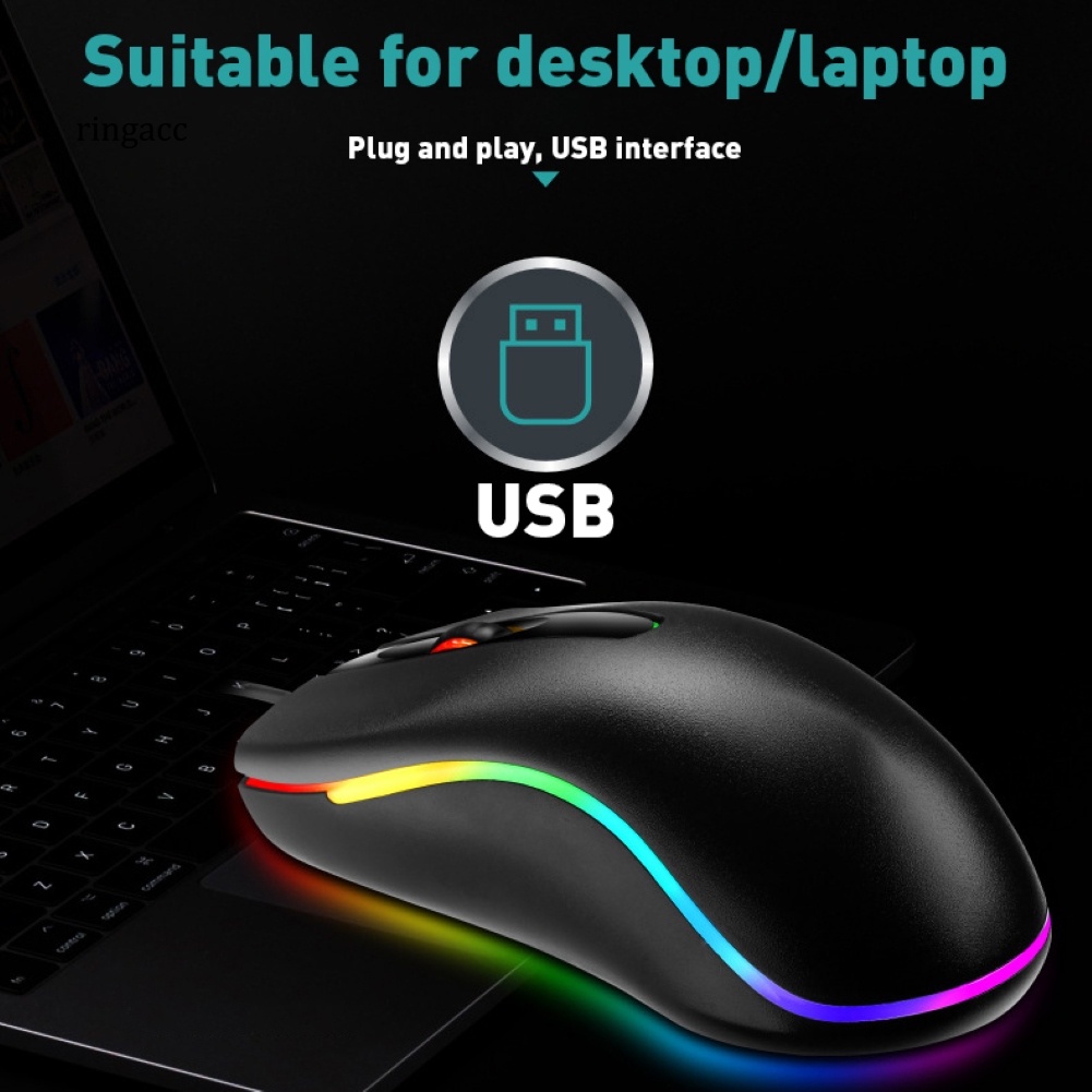 Bàn Phím Cơ RGA D290 104 Phím Có Đèn LED Nền Nhiều Màu Sắc Dành Cho Máy Tính