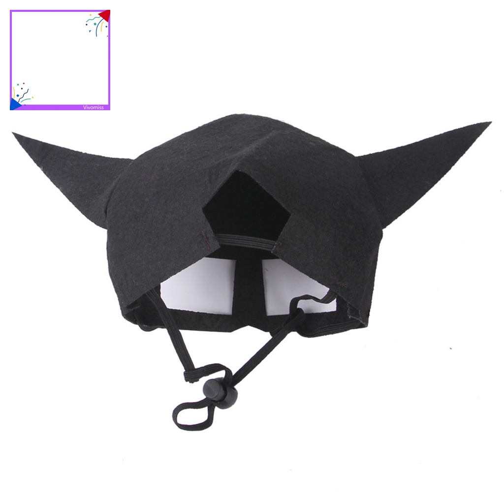 Mặt Nạ Hóa Trang Mèo Nửa Mặt Thiết Kế Dây Đeo Có Thể Điều Chỉnh Hóa Trang Halloween