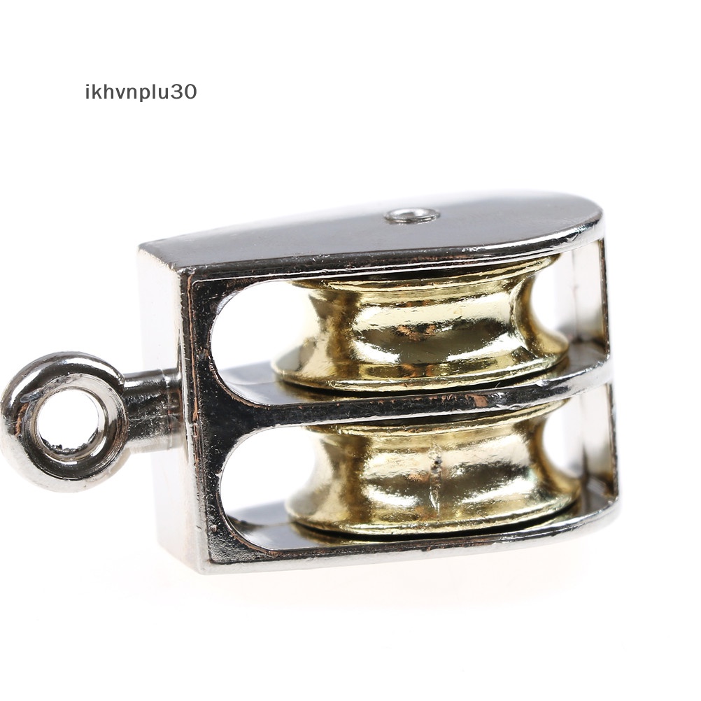 Ròng rọc kim loại Ròng Rọc Hợp kim kẽm 36/52/75mm ròng rọc mini đơn/đôi cho tự làm mới