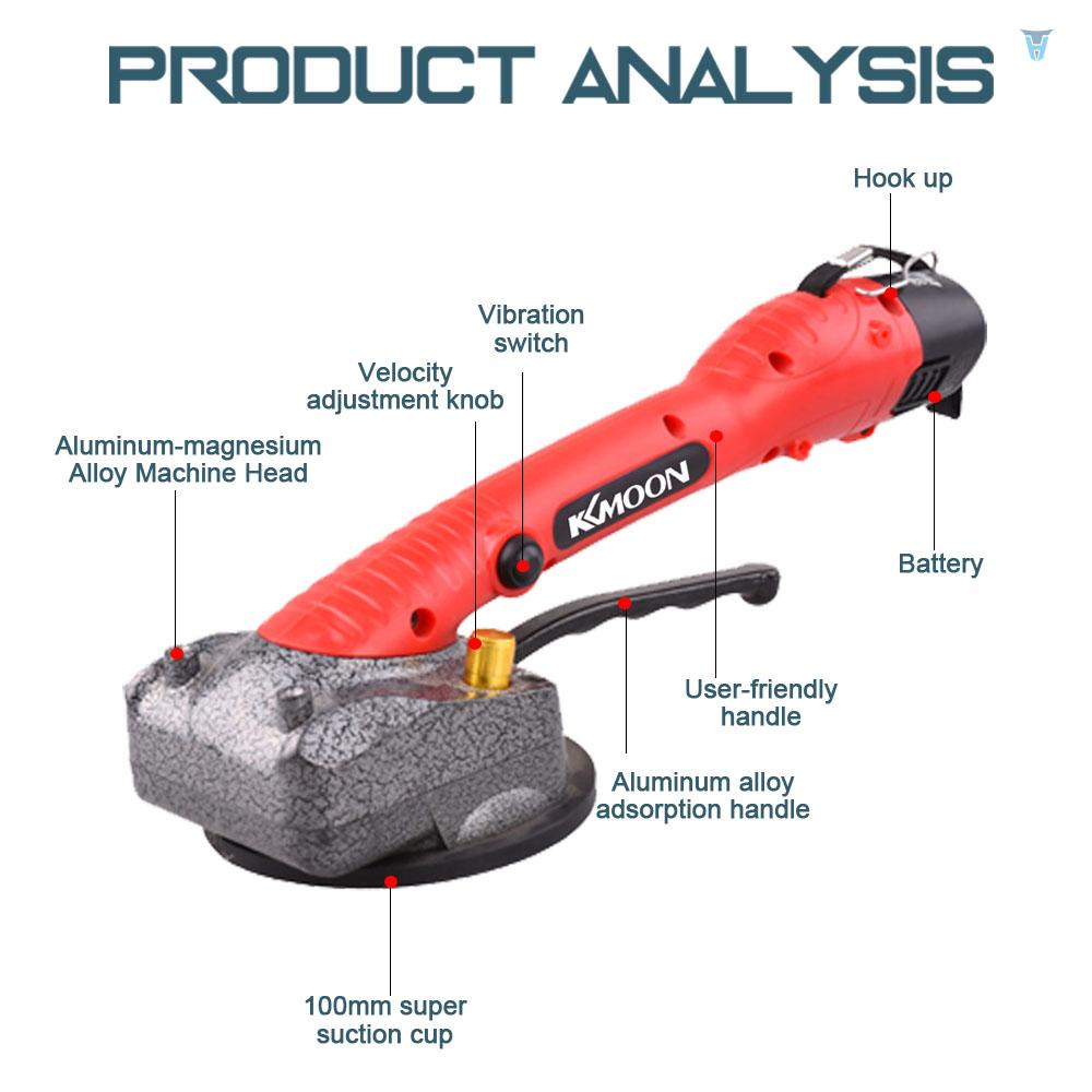 Máy Rung Động Cho Gạch Men / Sàn Nhà KKmoon 10-150Hz 100 * 100mm
