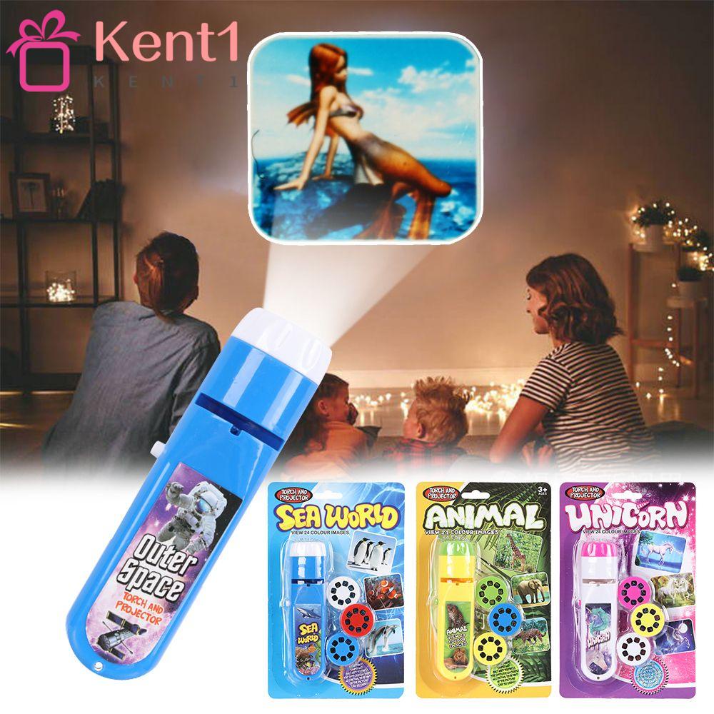 Đồ Chơi Đèn Pin Chiếu Hoạt Hình Giáo Dục Sớm Cho Bé Kat1