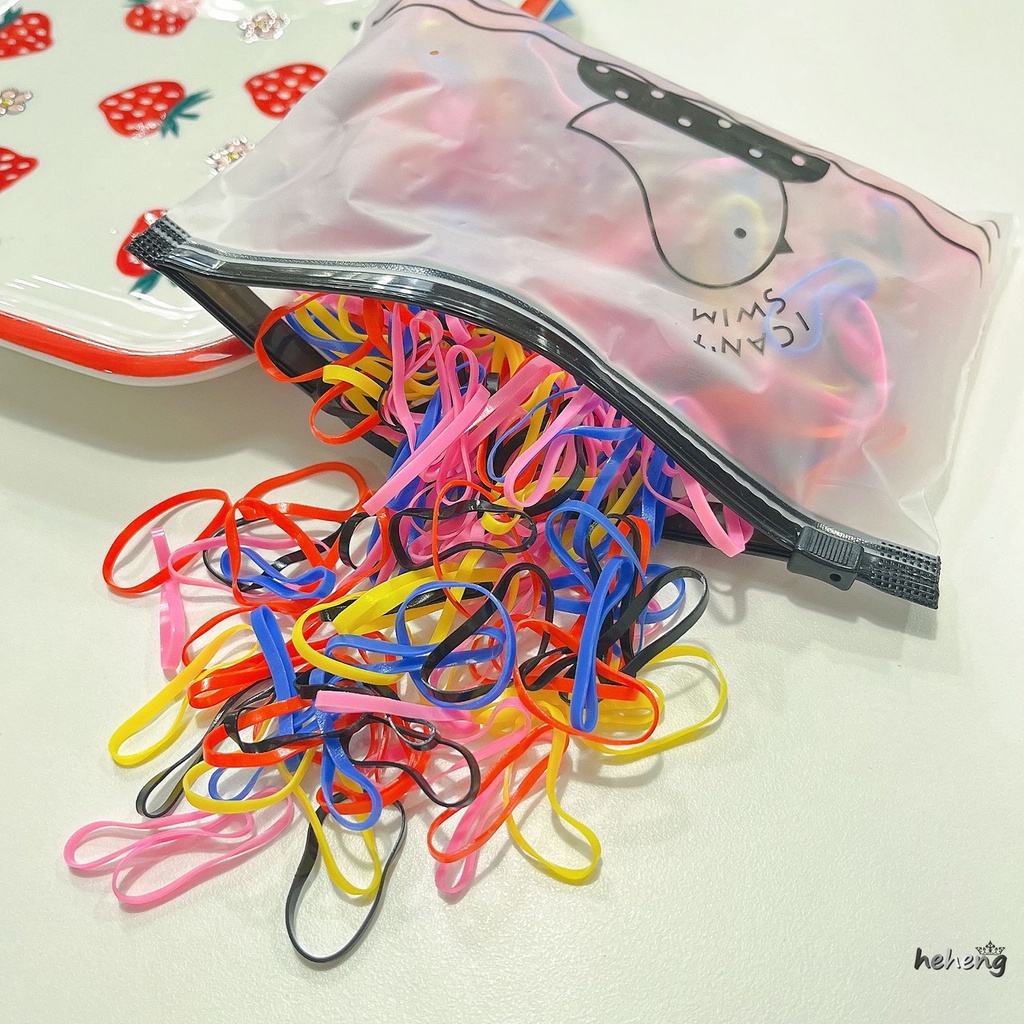 Dây Buộc Tóc Co Giãn Nhiều Màu Sắc Chắc Chắn Và Thoải Mái