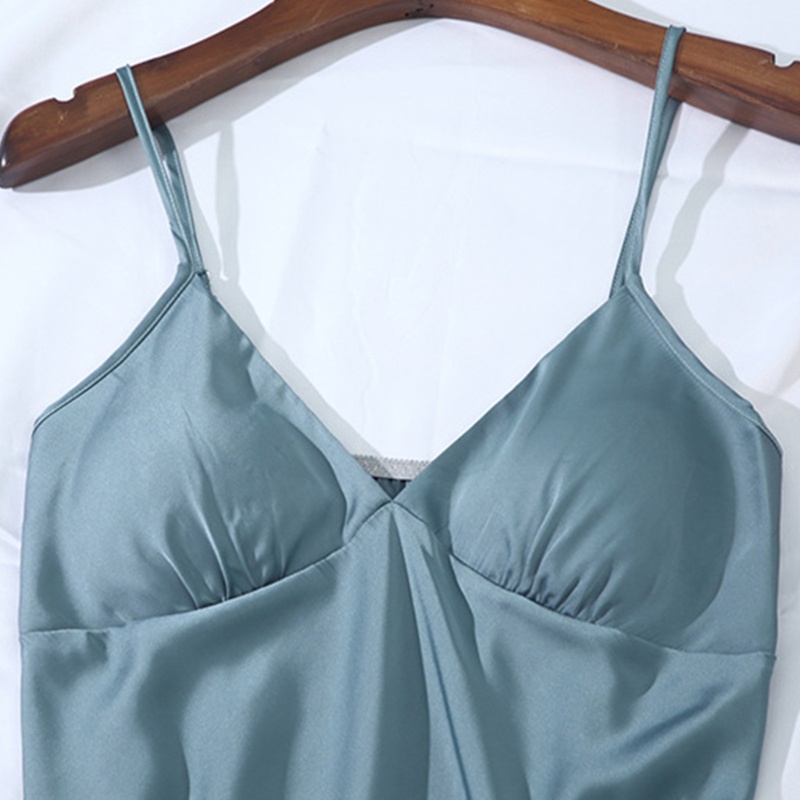 Bộ Đồ Ngủ Hai Mảnh Gồm Áo Hai Dây Và Quần Sooc Dáng Rộng Thoáng Khí In Họa Tiết Thời Trang Cho Nữ