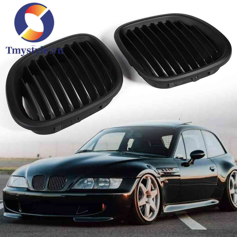 1 CặP LướI TảN NhiệT MàU Đen GắN Mui Xe BMW Z3 96-02