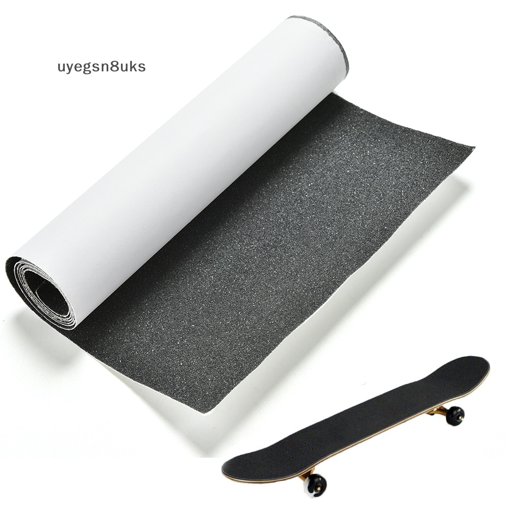 Miếng dán xe trượt ván trượt bằng giấy nhám đục lỗ cho xe tay ga 81 cm * 22 cm KS