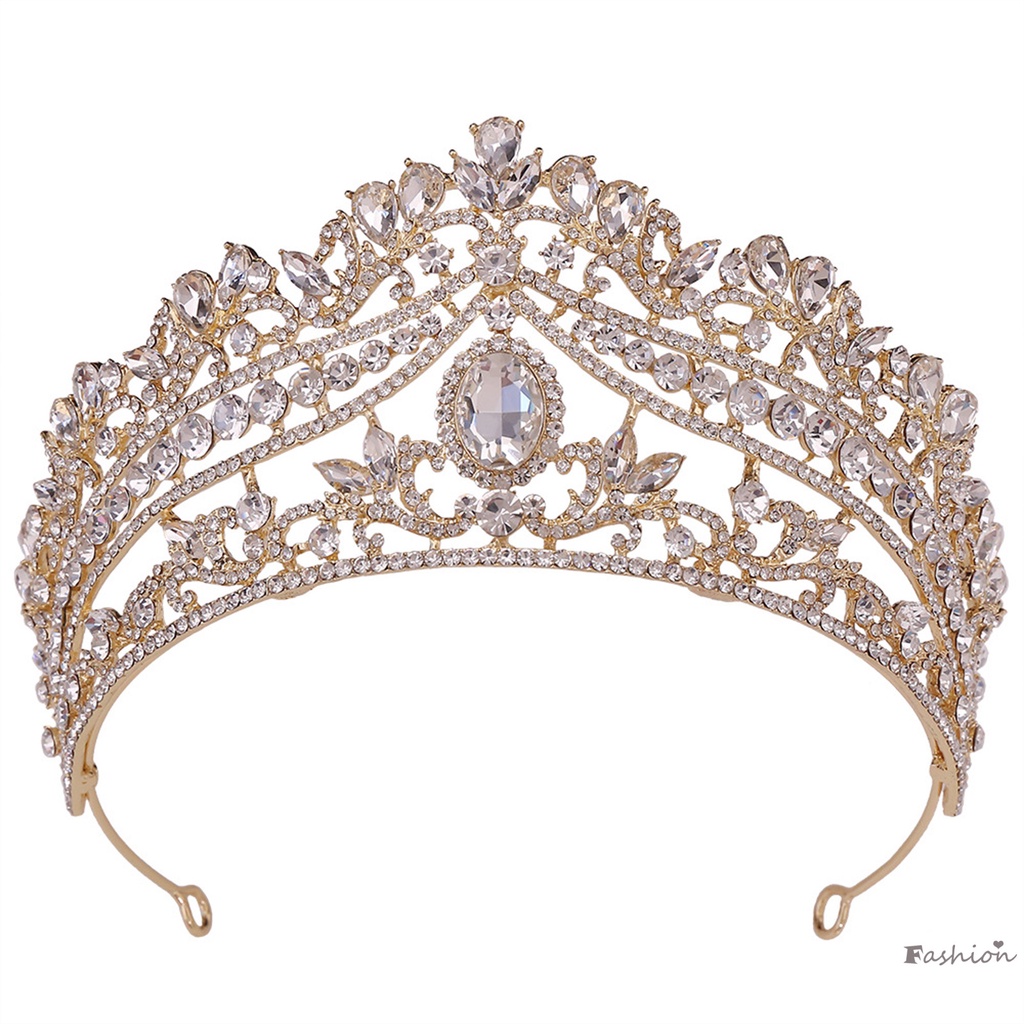 Cài Tóc Hình Vương Miện Đính Đá Lấp Lánh Sang Trọng