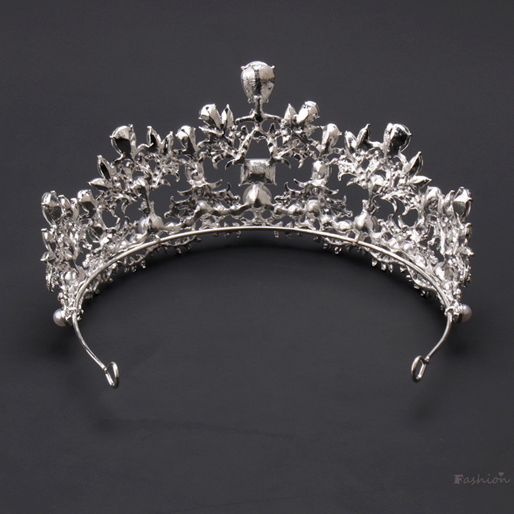 Cài Tóc Hình Vương Miện Có Đính Đá Lấp Lánh