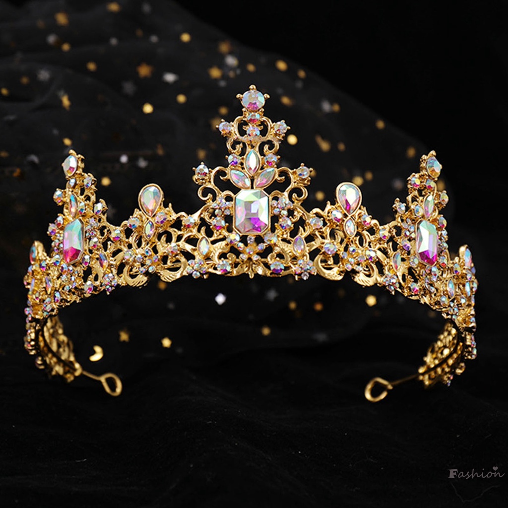 Vương Miện Cài Tóc Đính Pha Lê Lấp Lánh