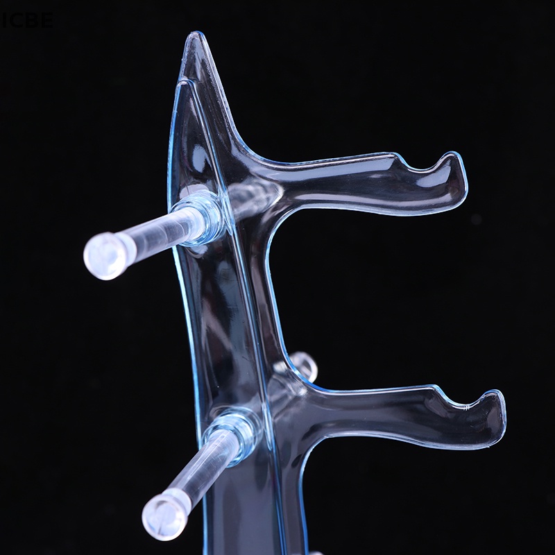 Set 3 Cặp Giá Đỡ Trưng Bày Mắt Kính Bằng Acrylic Trong Suốt Sắp Xếp Gọn