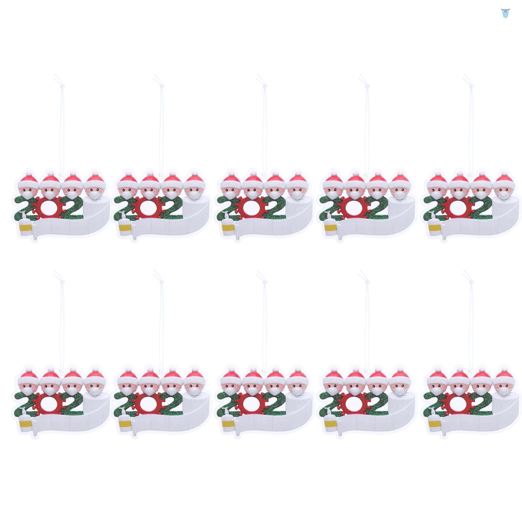 Set 4 Ông Già Noel / Người Tuyết / Ông Già Noel Trang Trí Cây Thông Giáng Sinh DIY 2020