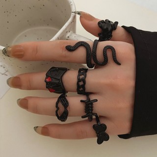 (MớI) Nhẫn HìNh RắN Và BướM ĐộC ĐáO
