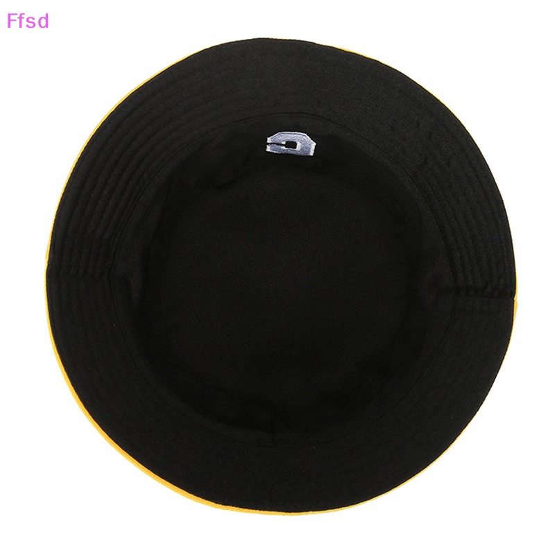 {Ffsd} Mũ Tai Bèo Cotton Hai Mặt Thêu Họa Tiết Phong Cách Nhật Bản Dễ Phối Đồ