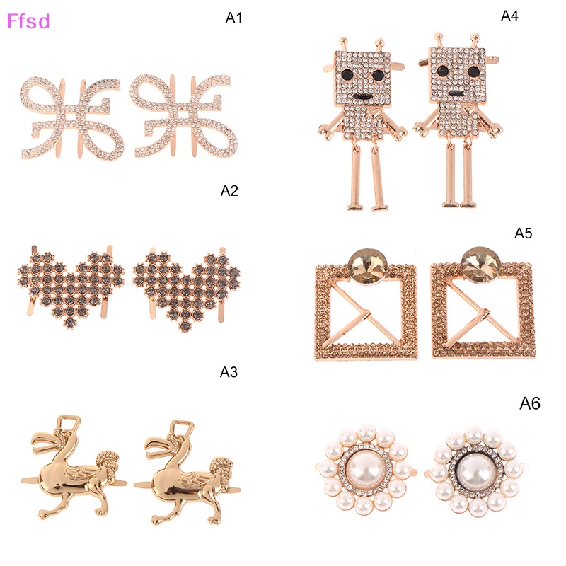 1 Cặp Kẹp Giày Cao Gót Đính Đá Cho Cô Dâu