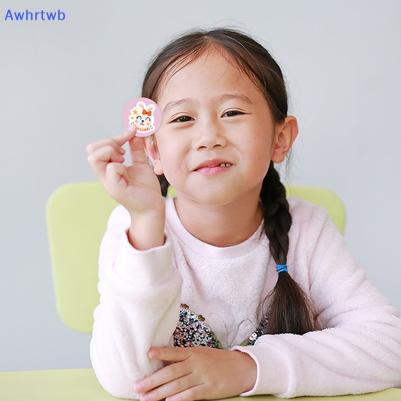 Cuộn 500 Nhãn Dán 1inch / 2.5cm In Hình Động Vật Độc Đáo Mới