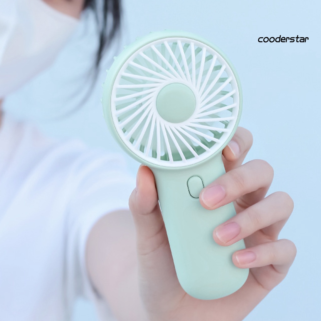 1 Bộ Quạt 2 Bánh Răng Cầm Tay Mini Tiếng Ồn Thấp Có Thể Tháo Rời