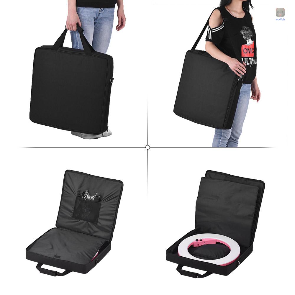 Đèn LED Trợ Sáng Andoer 18inch 80W 3200K-5800K Nhiều Màu Sắc Kèm Gương Soi Tiện Dụng Dành Cho Studio Chụp Ảnh