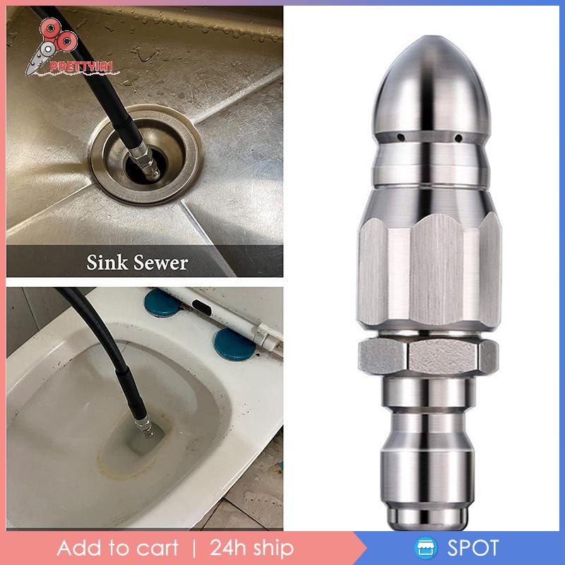 Đầu Nối Vòi Xịt Nước Áp Suất Cao 1 / 4 Prettyia1