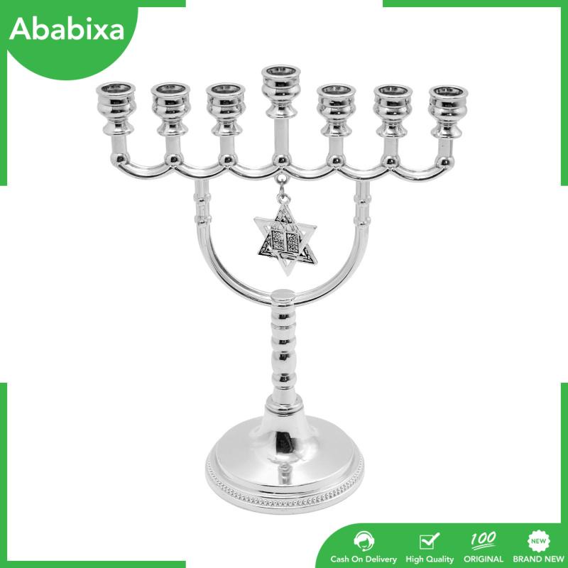 Giá Đỡ Đèn Cầy 7 Nhánh Bằng Kim Loại Trang Trí Tiệc Cưới / Giáng Sinh