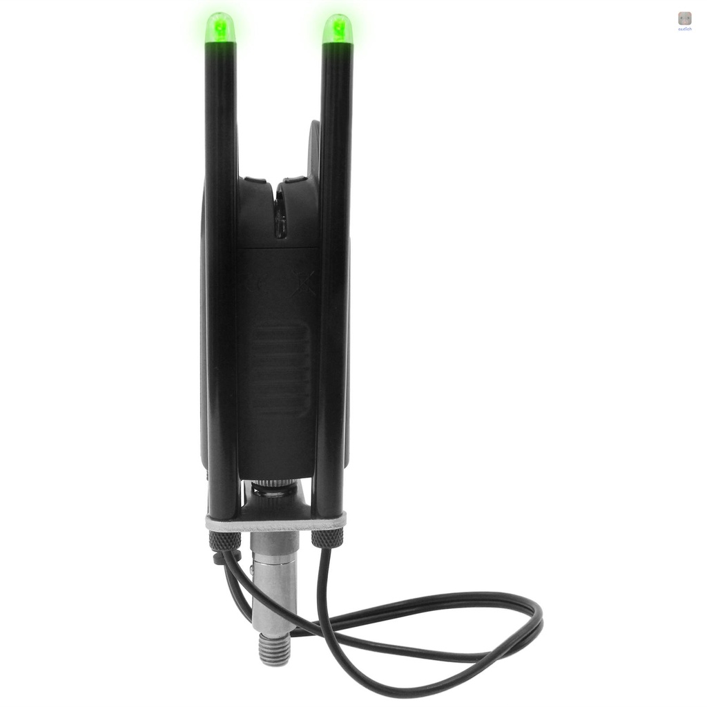 Gậy Chống Gió Bằng Hợp Kim Nhôm Có Đèn LED Kèm Chuông Báo Cá Cắn Câu