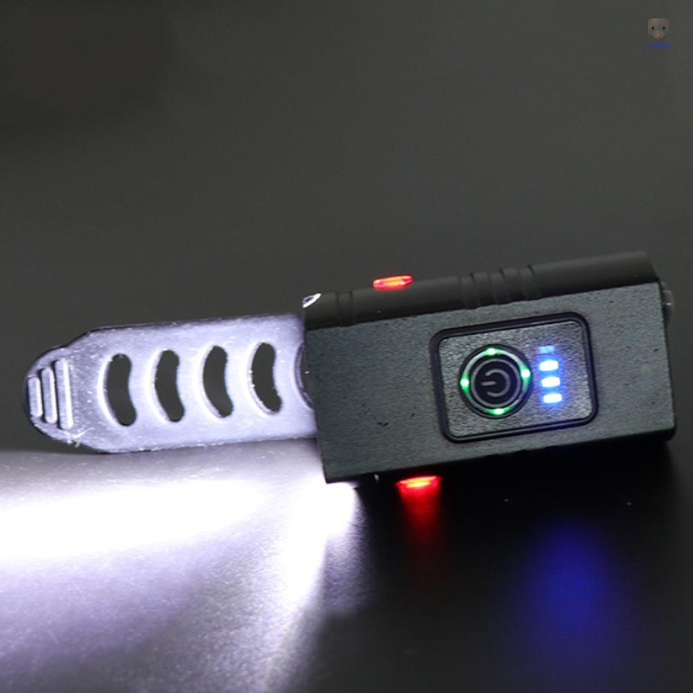 Đèn Đôi Gắn Xe Đạp Leo Núi Tiết Kiệm Năng Lượng Sạc USB Tiện Dụng