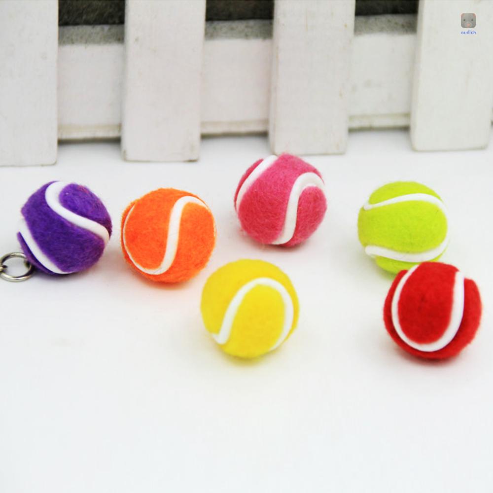 Móc Khóa Gắn Quả Bóng Tennis Mini Trang Trí Cho Người Hâm Mộ Thể Thao