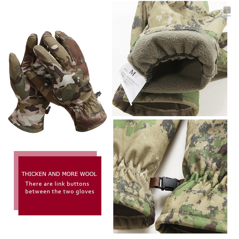 Găng Tay Mềm Giữ Ấm Mùa Đông Chống Gió Chống Thấm Nước Có Thể Chạm Màn Hình Cảm Ứng