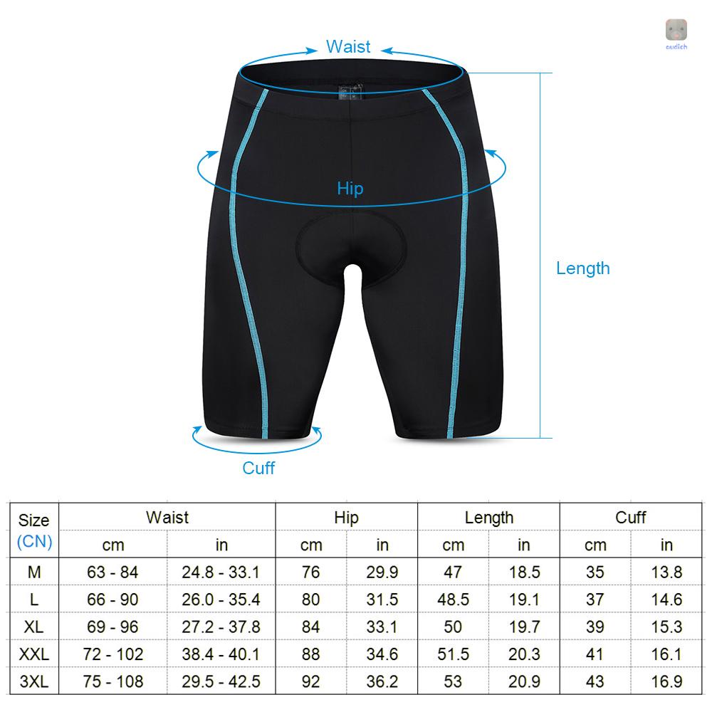 Quần Short Đạp Xe Có Mút Đệm Lixada Dành Cho Nam