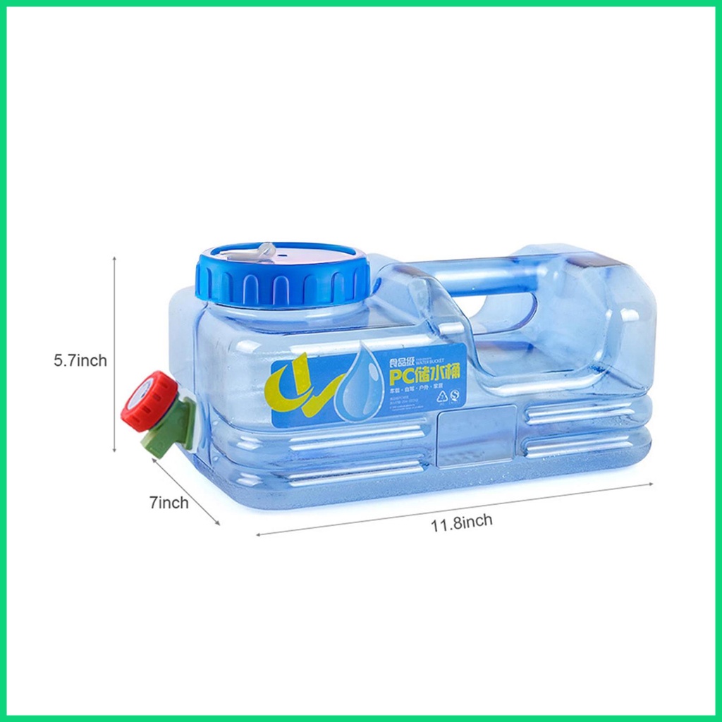 Bình Đựng Nước Dung Tích Lớn 5.5L Có Quai Cầm Chống Rò Rỉ Tiện Dụng