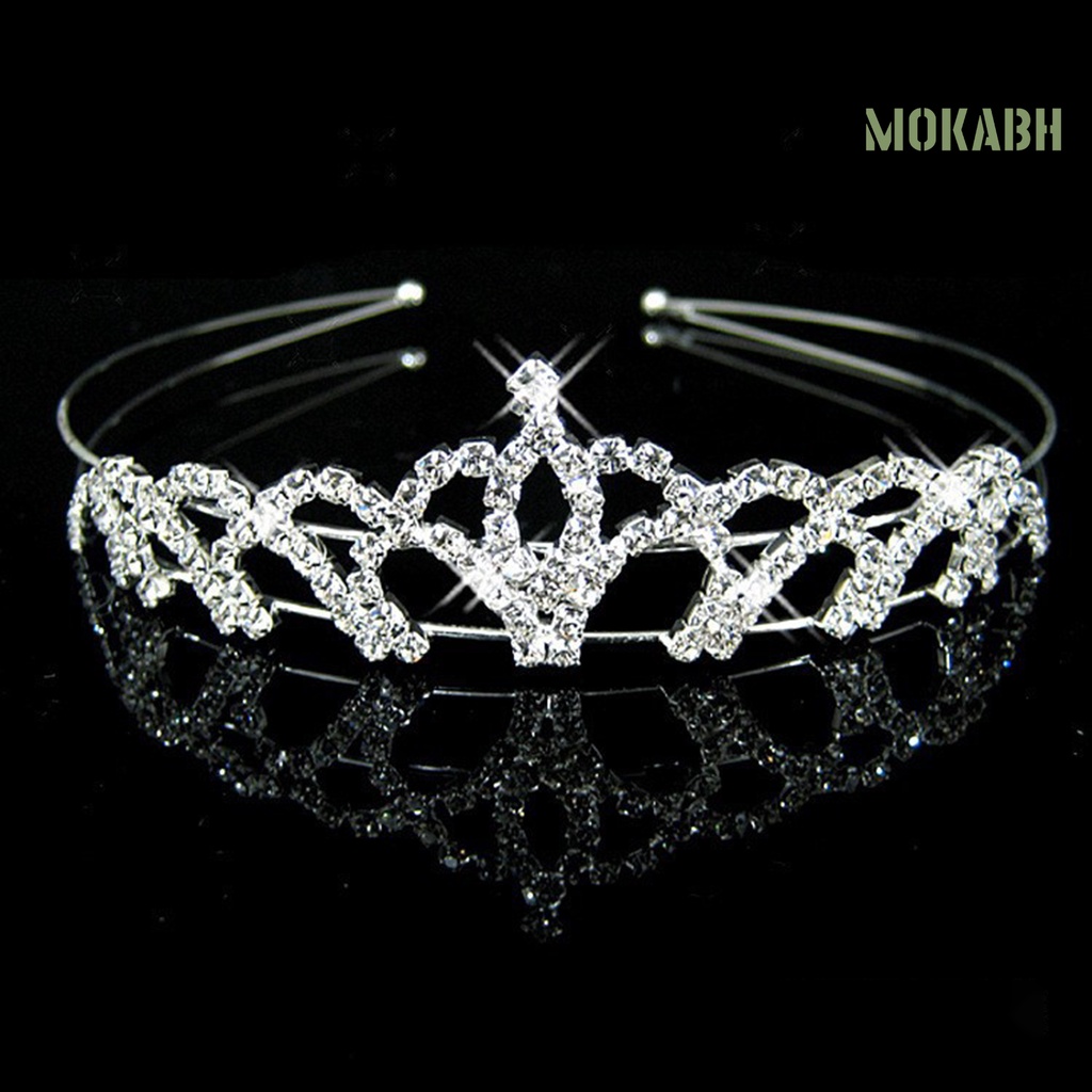 Băng Đô Cài Tóc Đính Đá Lấp Lánh Phong Cách Hàn Quốc Cho Nữ