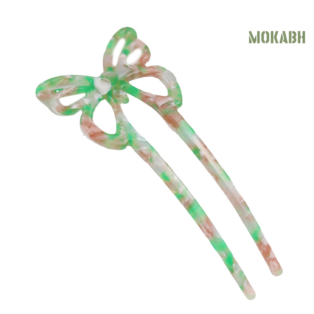 Trâm Cài Tóc Hình Chữ U Màu Sắc Hổ Phách Thanh Lịch Dành Cho Nữ