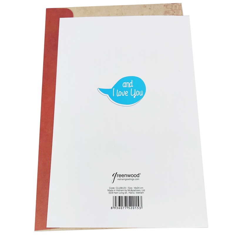 Thiệp Greenwood Đại Cn - Mẫu 11 - We Love