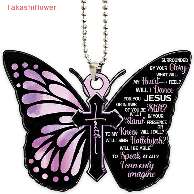 1 Bướm / Hoa Hướng Dương Treo Trang Trí Xe Hơi Chất Lượng Cao