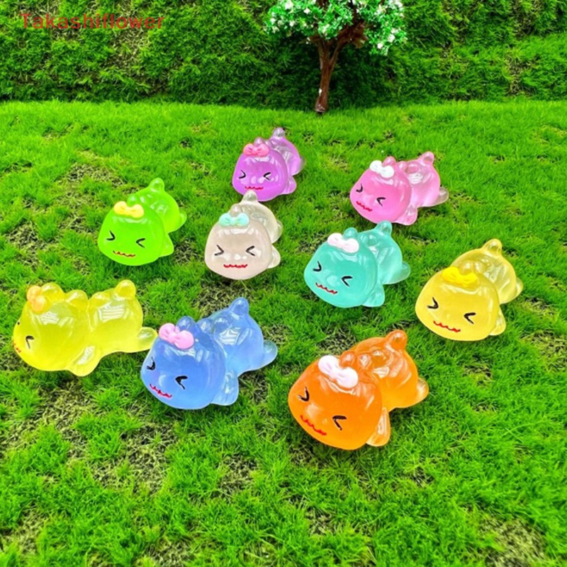 Bộ 5 Mô Hình Búp Bê Mini Phát Sáng Trong Bóng Tối Trang Trí Tiểu Cảnh