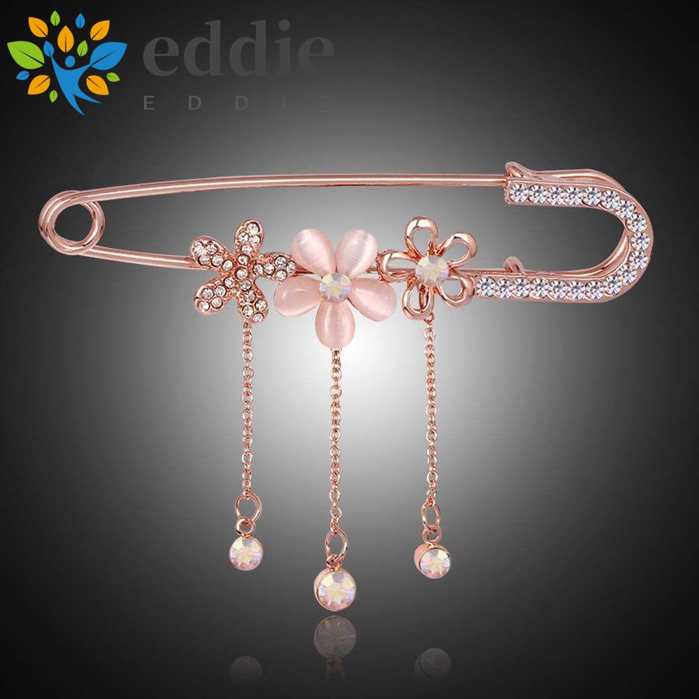 Ghim Cài Áo Hình Nơ Hoa / Bướm Bằng Hợp Kim Tráng Men Thời Trang Thanh Lịch Dành Cho Bạn Nữ 26E