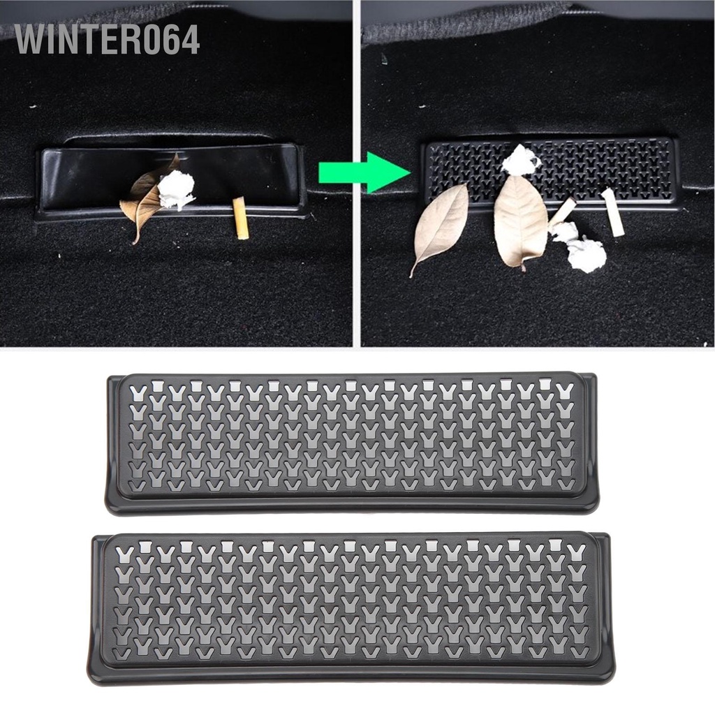 Winter064 1 Điều Hòa Không Khí Ổ Cắm Bao Gầm Ghế Lỗ Thông Da Thay Thế Cho Mẫu Tesla Model Y