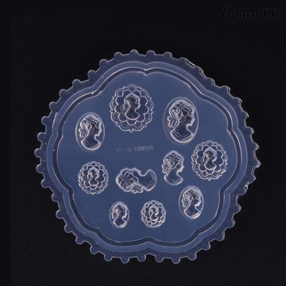 Khuôn Silicone Tạo Hình Lá Cây Trang Trí Móng Tay DIY emden100 emden100