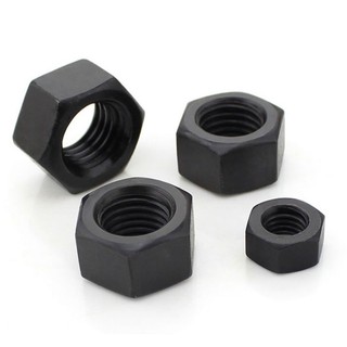  Đai ốc lục giác màu đen cấp 8.8 / Lớp 12.9 Đai ốc cường độ cao M2M3M4M6M8M10 ~ M30