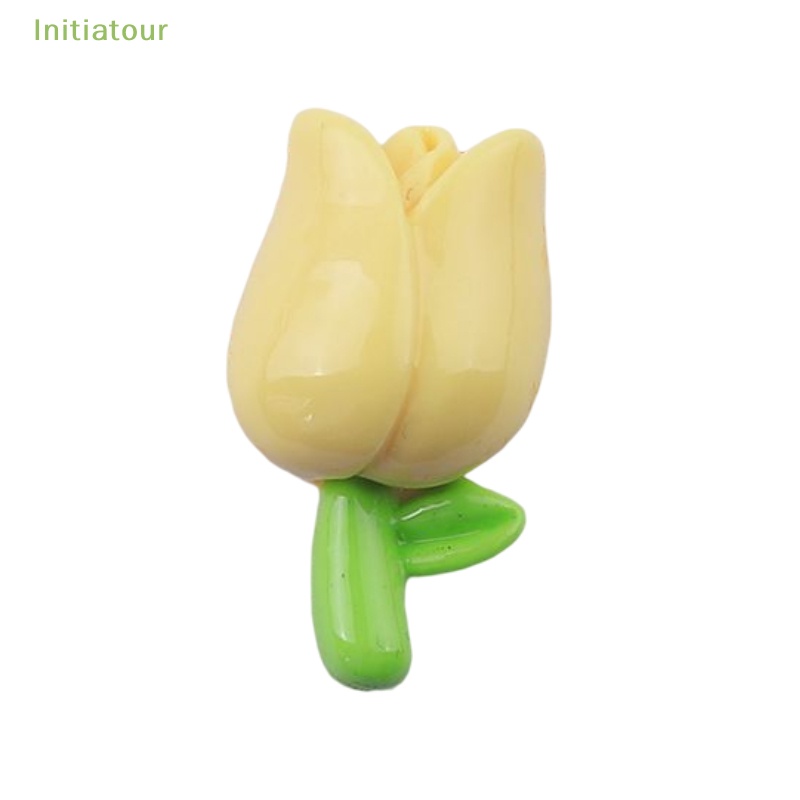 Bộ 10 Cái Kẹp Tóc Hình Hoa Tulip Dễ Thương DIY