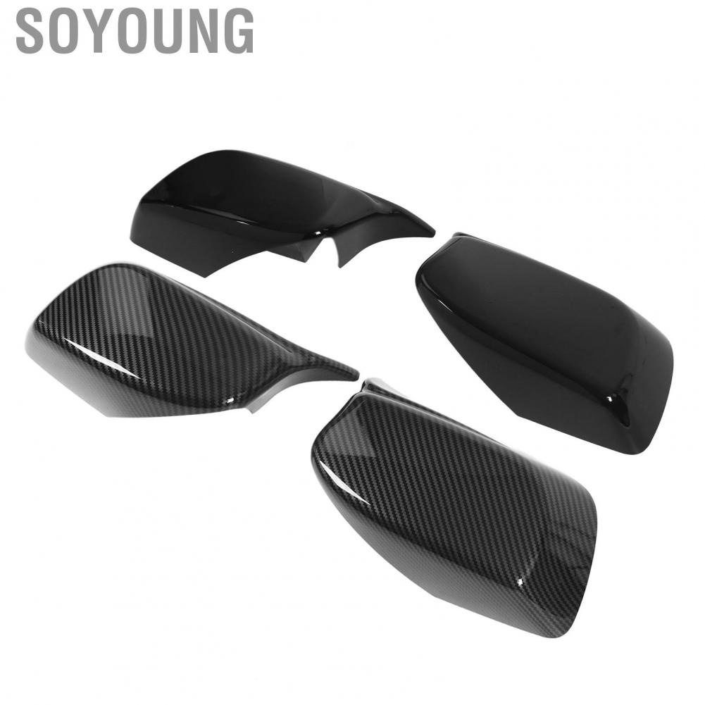 Soyoung Side Door Mirror Cover  Long Durability 51167078360 Left Right Weatherproof for 5 6 Series E60 E61 E63 E64